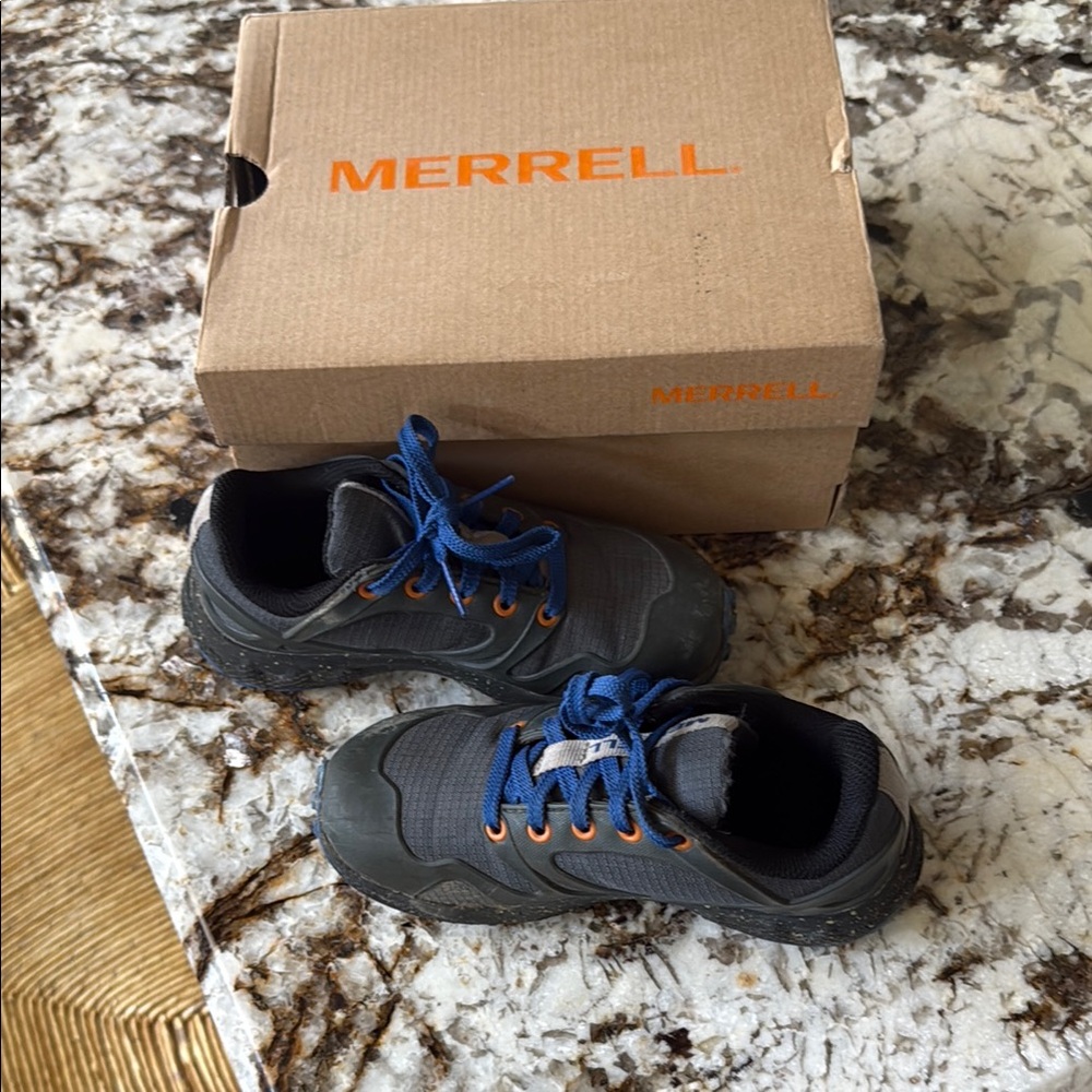 Merrell Black and Blue Sneakers